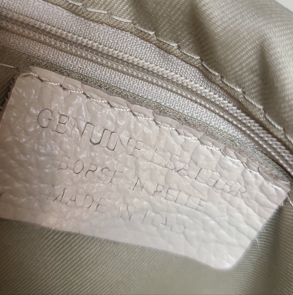 Pelle | Made in Italy | Champagne Gold Leather | Backpack | NWOT - Picture 11 of 14